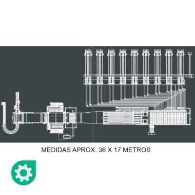 USED GP GRADER 10 LINES CHERRY GRADING LINE-17
