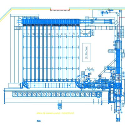 USED MAF RODA 4 LINES APPLE PRE-SORTING LINE Image 6